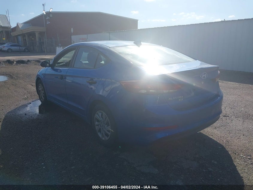 VIN KMHD74LF3HU084741 2017 HYUNDAI ELANTRA SE