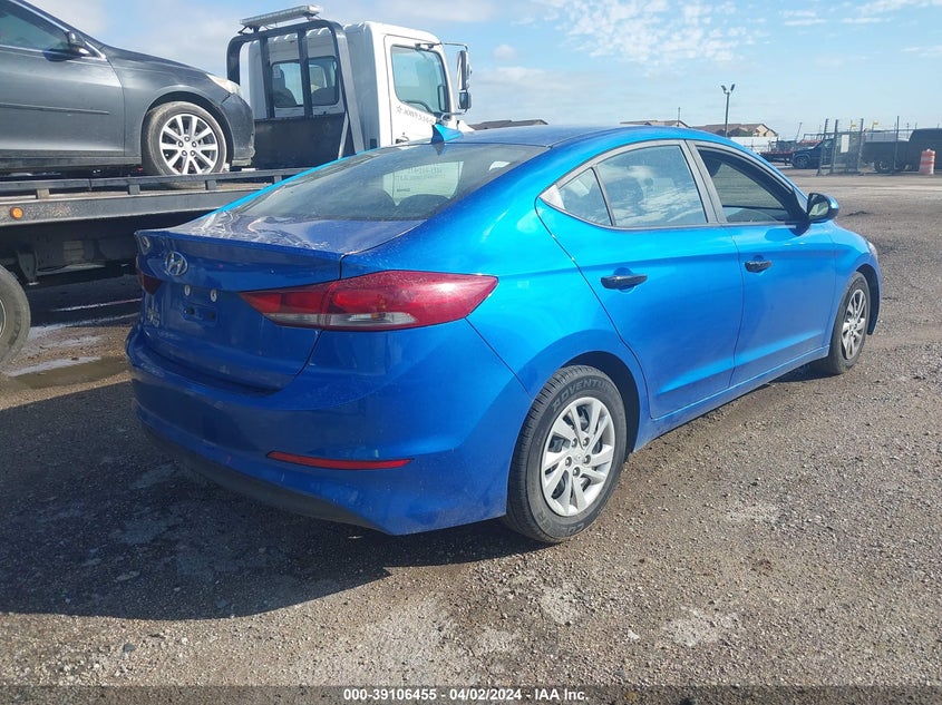 VIN KMHD74LF3HU084741 2017 HYUNDAI ELANTRA SE