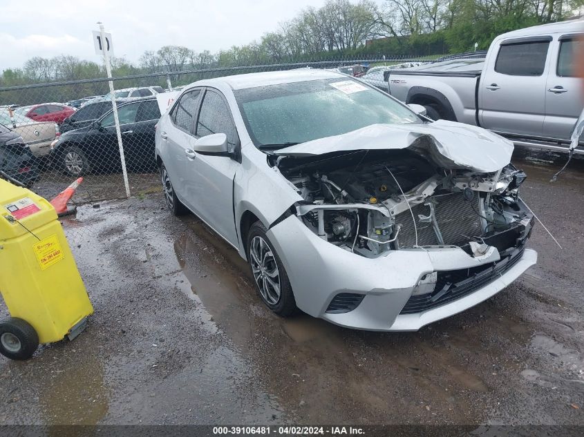 2016 TOYOTA COROLLA LE - 2T1BURHE8GC552623