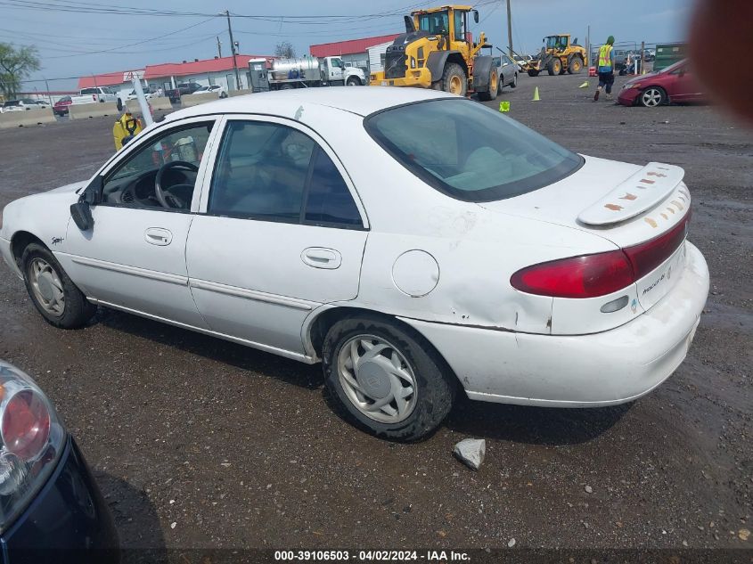 1MEFM13P7WW603898 1998 Mercury Tracer Ls