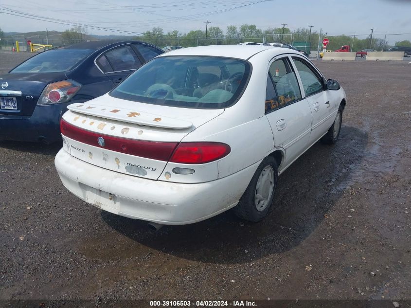 1MEFM13P7WW603898 1998 Mercury Tracer Ls