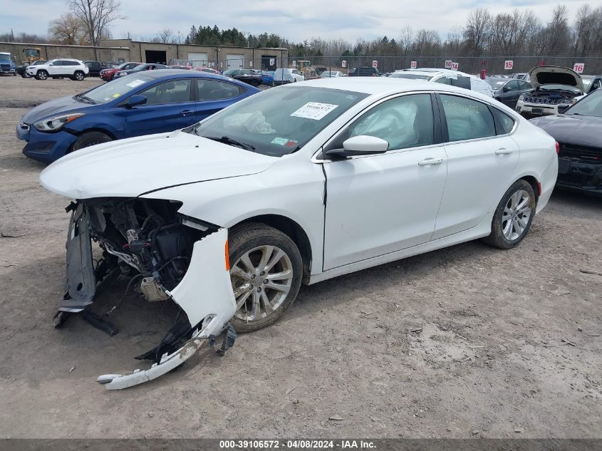 2015 Chrysler 200 Limited VIN: 1C3CCCAB8FN693597 Lot: 39106572