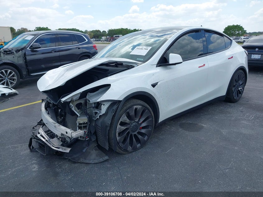 VIN 5YJYGDEF1MF259283 2021 TESLA MODEL Y PERFORMANCE DUAL MOTOR ALL-WHEEL DRIVE