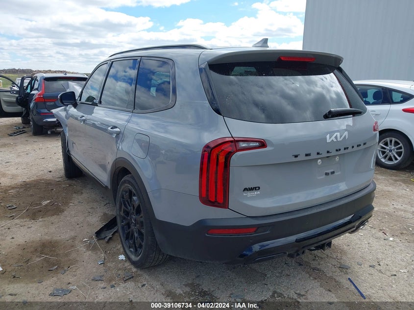 2022 Kia Telluride Ex VIN: 5XYP3DHC3NG314092 Lot: 39106734
