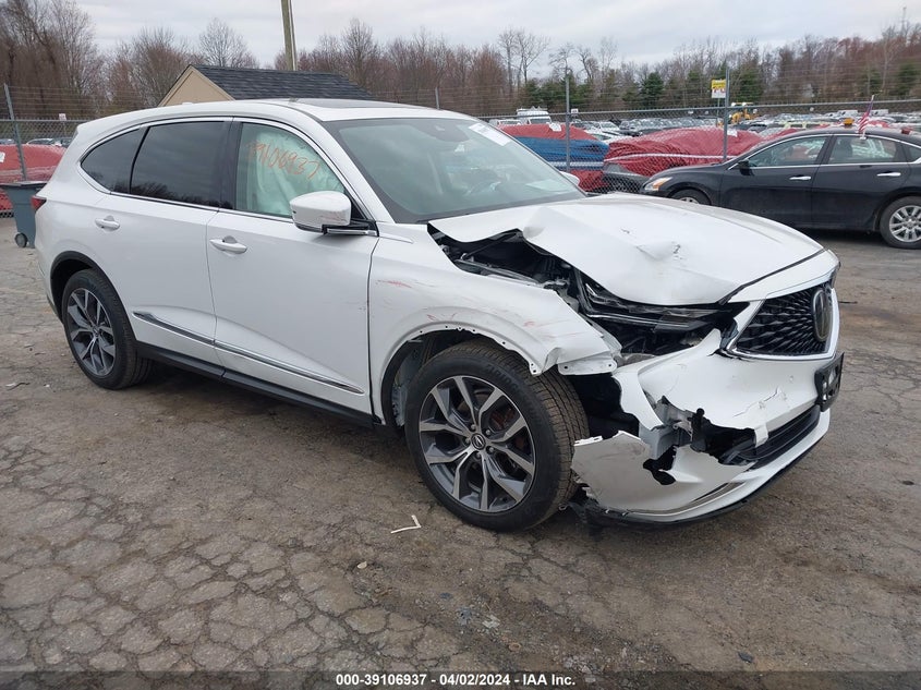 2022 ACURA MDX  (VIN: 5J8YE1H46NL025073)