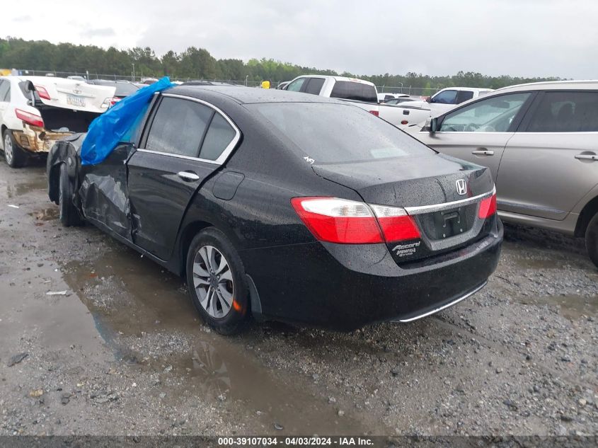 2013 Honda Accord Lx VIN: 1HGCR2F3XDA146228 Lot: 39107034