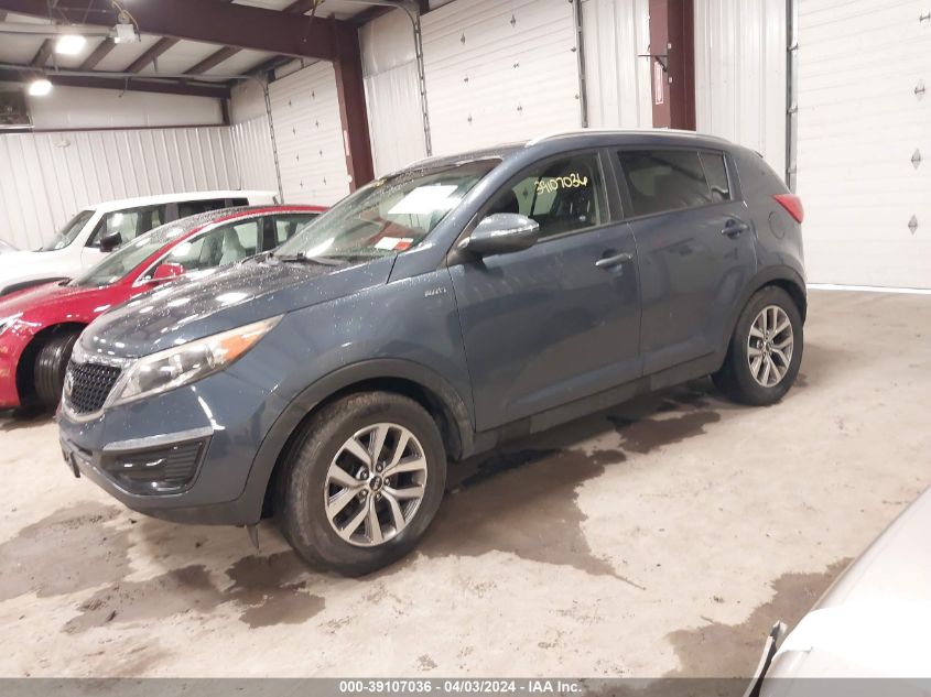 2015 Kia Sportage Lx VIN: KNDPBCAC9F7771169 Lot: 39107036