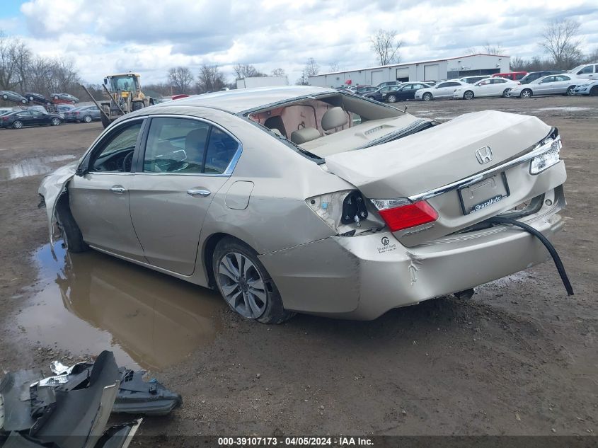 2015 Honda Accord Lx VIN: 1HGCR2F38FA163192 Lot: 39107173