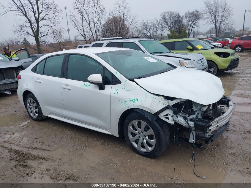 2020 Toyota Corolla Le VIN: 5YFEPRAE0LP024891 Lot: 39107190