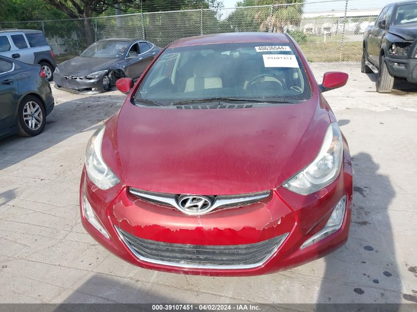 5NPDH4AE8GH655483 | 2016 HYUNDAI ELANTRA