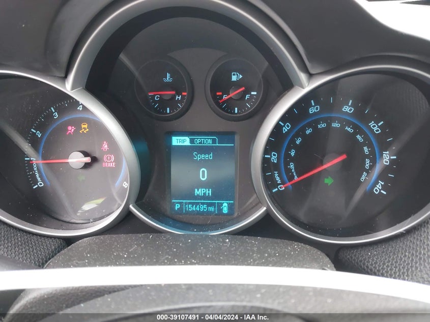 2014 CHEVROLET CRUZE LT - 1G1PK5SB8E7433089