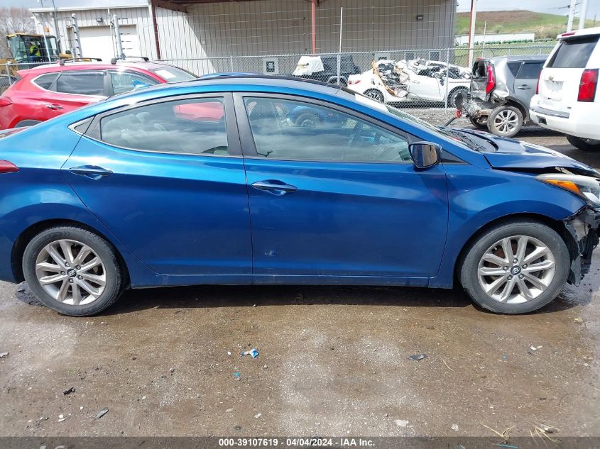 2014 Hyundai Elantra Se VIN: KMHDH4AE9EU112691 Lot: 39107619