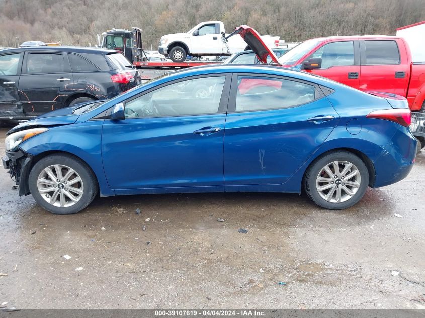 2014 Hyundai Elantra Se VIN: KMHDH4AE9EU112691 Lot: 39107619