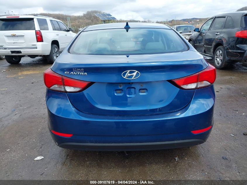 2014 Hyundai Elantra Se VIN: KMHDH4AE9EU112691 Lot: 39107619