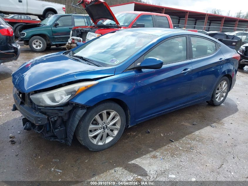 2014 Hyundai Elantra Se VIN: KMHDH4AE9EU112691 Lot: 39107619