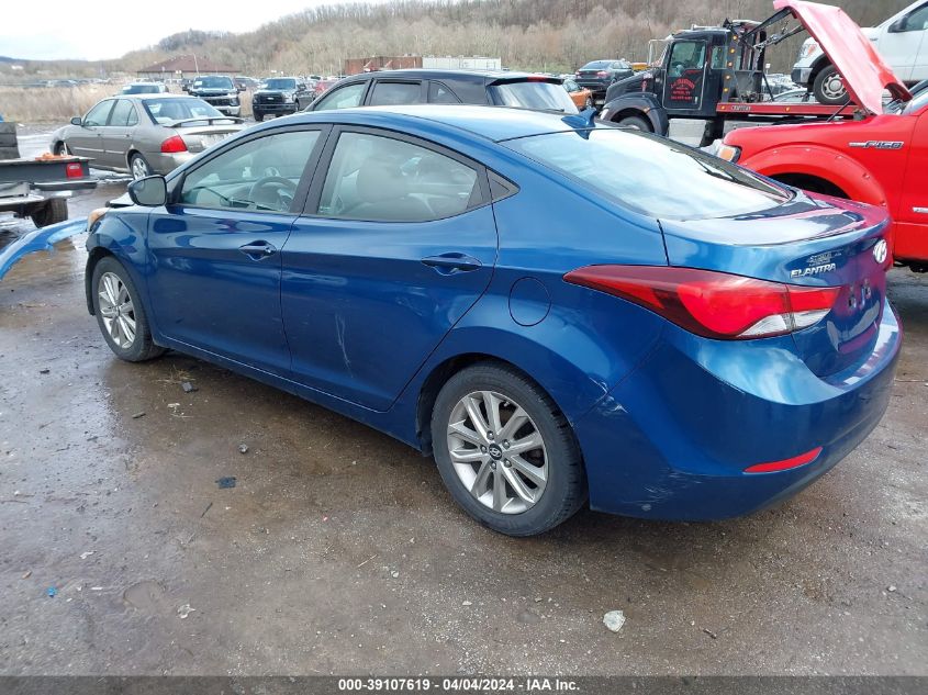 2014 Hyundai Elantra Se VIN: KMHDH4AE9EU112691 Lot: 39107619