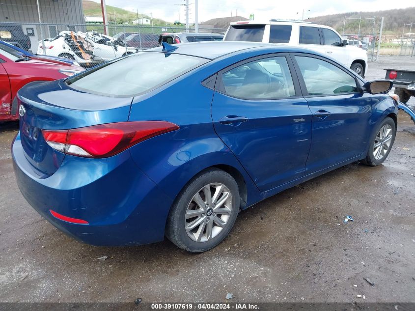 2014 Hyundai Elantra Se VIN: KMHDH4AE9EU112691 Lot: 39107619