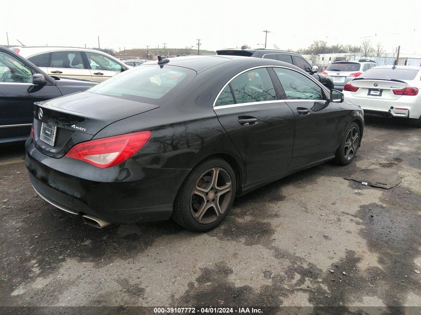 2014 Mercedes-Benz Cla 250 4Matic VIN: WDDSJ4GB8EN115742 Lot: 39107772