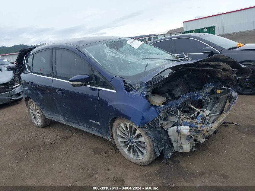 2017 Ford C-Max Hybrid Titanium VIN: 1FADP5DU0HL118332 Lot: 39107813