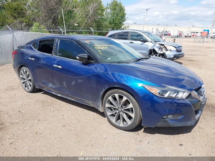 2016 Nissan Maxima 3.5 Sr VIN: 1N4AA6AP8GC385838 Lot: 39107878