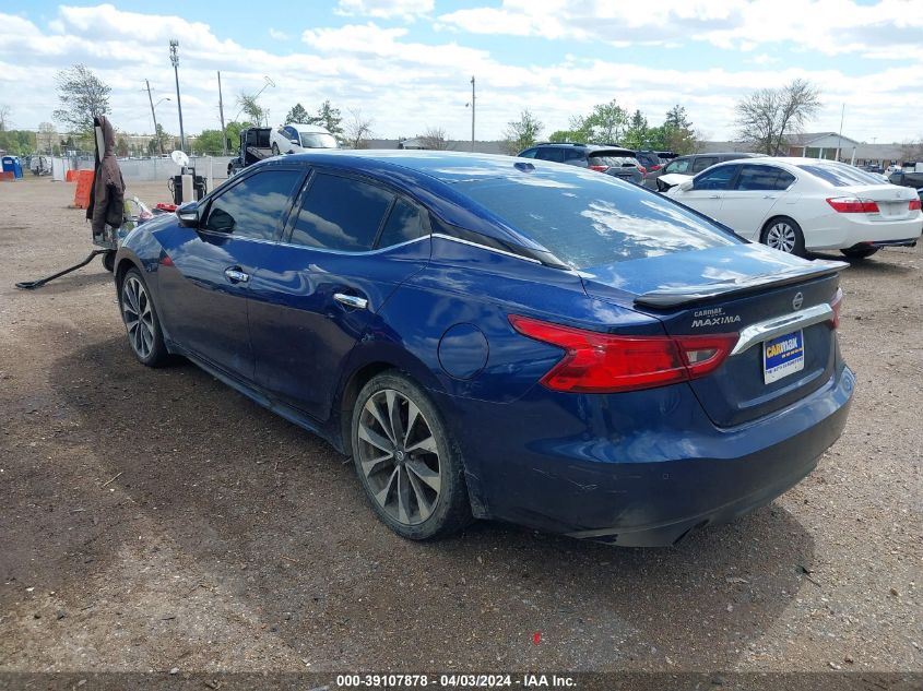 2016 Nissan Maxima 3.5 Sr VIN: 1N4AA6AP8GC385838 Lot: 39107878