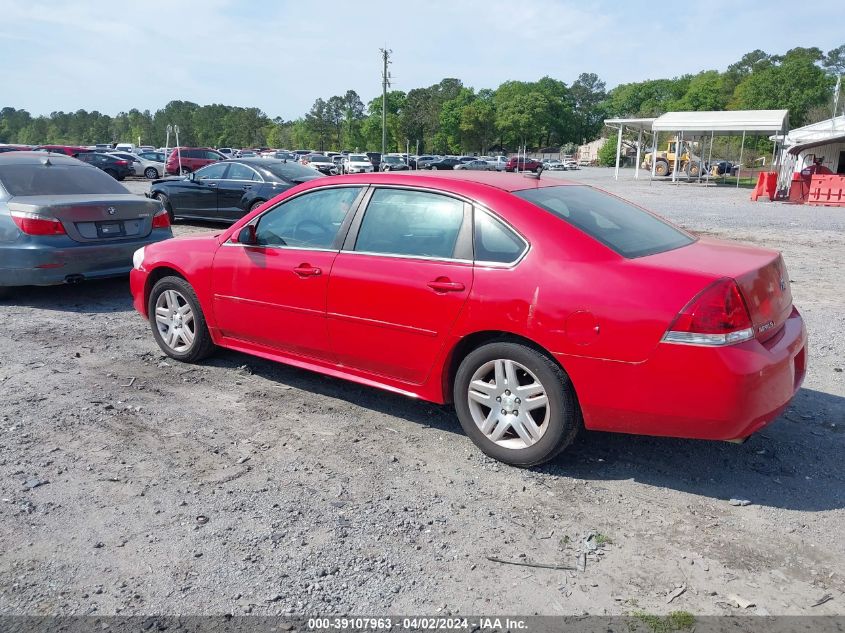 2G1WG5E31C1265307 | 2012 CHEVROLET IMPALA