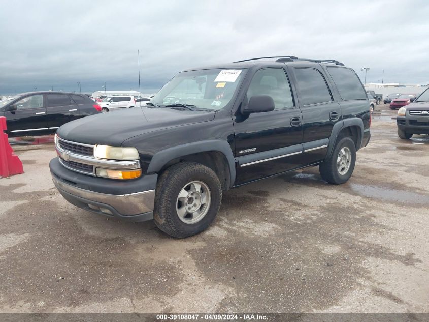 2002 Chevrolet Tahoe Ls VIN: 1GNEC13Z02R284801 Lot: 39108047