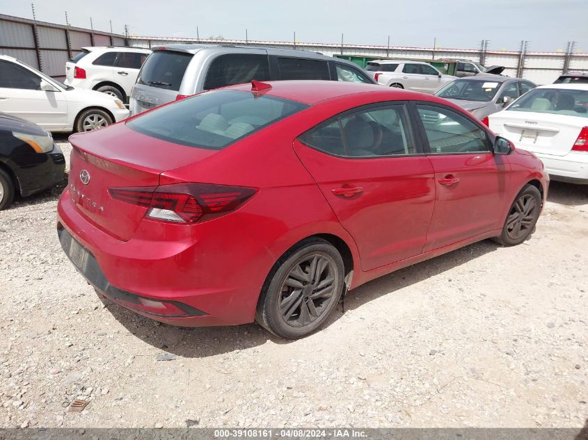 2020 Hyundai Elantra Sel VIN: 5NPD84LF1LH533659 Lot: 39108161