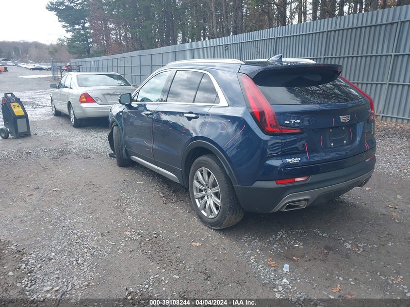 2021 CADILLAC XT4 2.0L I-4 DI, DOHC, V(VIN: 1GYFZCR49MF081200