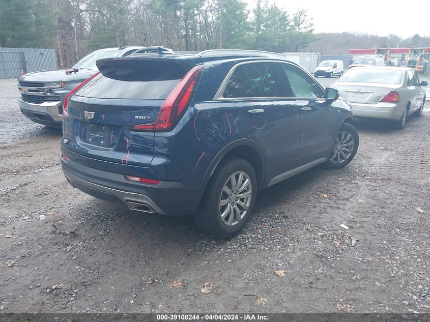2021 CADILLAC XT4 2.0L I-4 DI, DOHC, V(VIN: 1GYFZCR49MF081200
