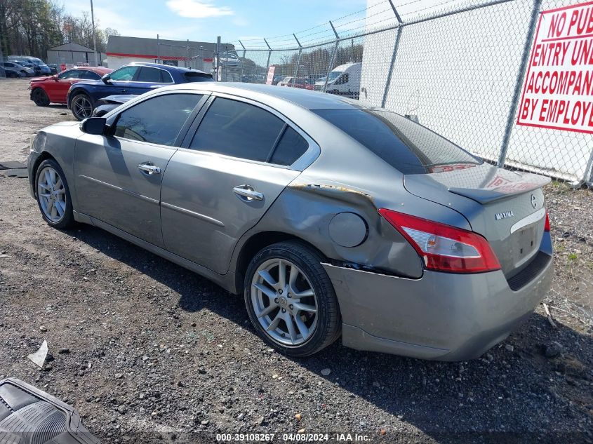 1N4AA51E89C813578 2009 Nissan Maxima 3.5 Sv