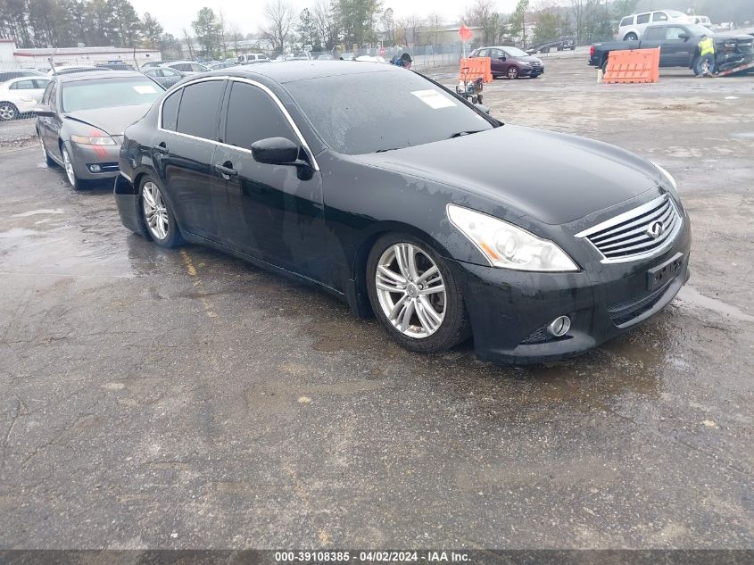 2013 Infiniti G37X VIN: JN1CV6AR8DM756997 Lot: 39108385