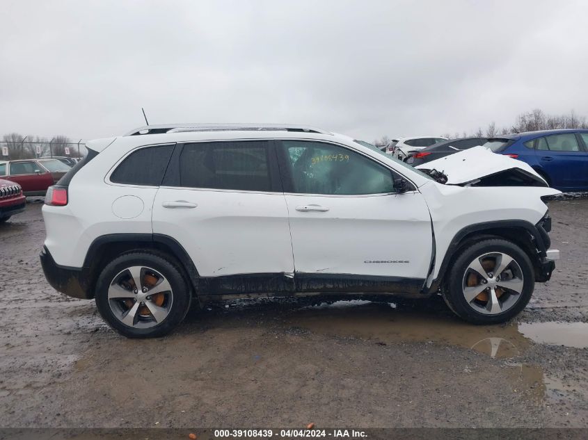 2021 Jeep Cherokee Limited 4X4 VIN: 1C4PJMDXXMD160847 Lot: 39108439