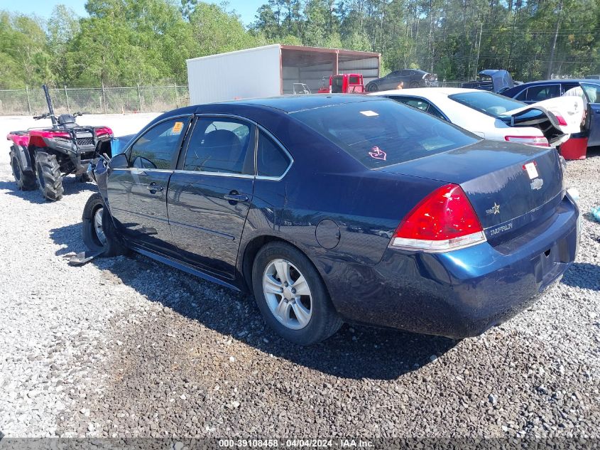 2012 Chevrolet Impala Ls VIN: 2G1WF5E38C1186297 Lot: 39108458