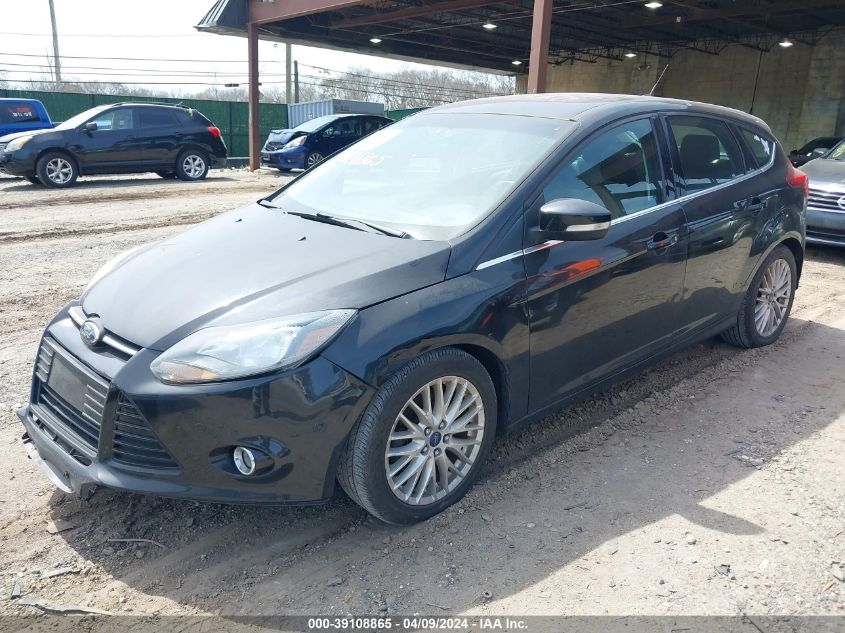 2013 Ford Focus Titanium VIN: 1FADP3N29DL255278 Lot: 39108865