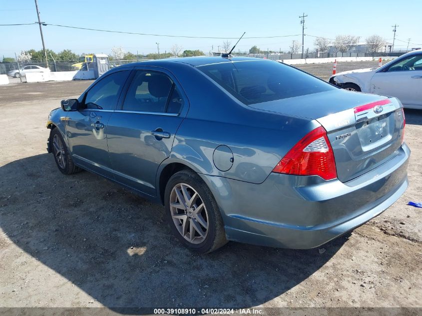 2011 Ford Fusion Sel VIN: 3FAHP0JA7BR303985 Lot: 39108910