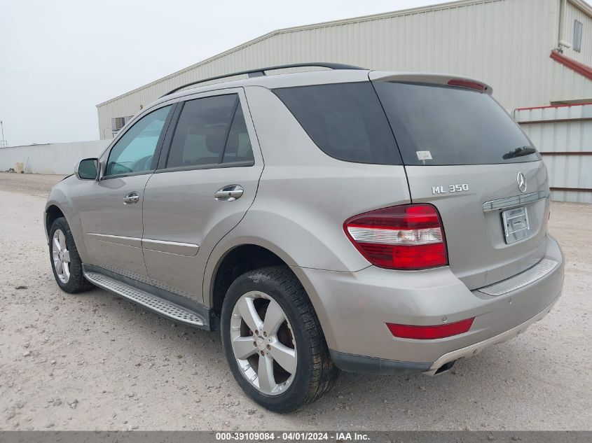 4JGBB56E19A526708 2009 Mercedes-Benz Ml 350