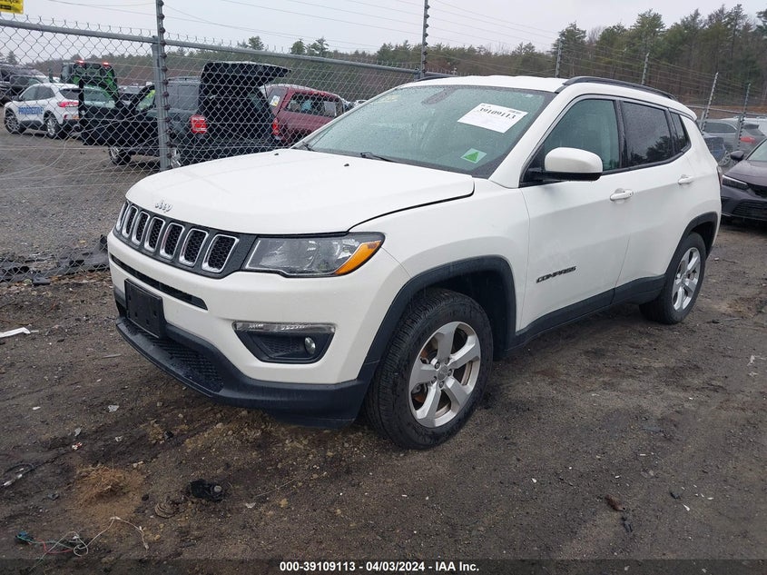 VIN 3C4NJDBB8HT646863 2017 JEEP NEW COMPASS LATITUDE 4X4