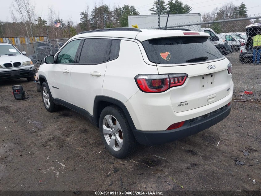 VIN 3C4NJDBB8HT646863 2017 JEEP NEW COMPASS LATITUDE 4X4