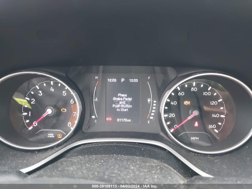 VIN 3C4NJDBB8HT646863 2017 JEEP NEW COMPASS LATITUDE 4X4