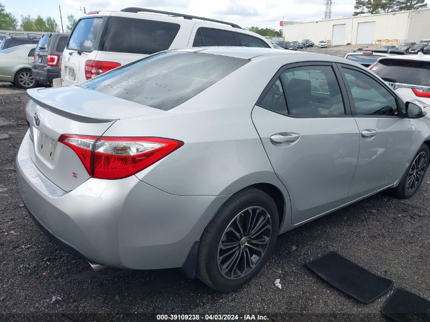 2015 Toyota Corolla S Plus VIN: 5YFBURHE6FP256238 Lot: 39109238