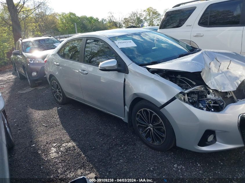 2015 Toyota Corolla S Plus VIN: 5YFBURHE6FP256238 Lot: 39109238