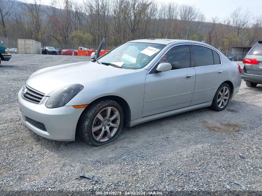 JNKCV51E96M505380 | 2006 INFINITI G35