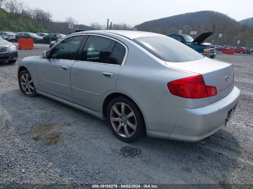 JNKCV51E96M505380 | 2006 INFINITI G35