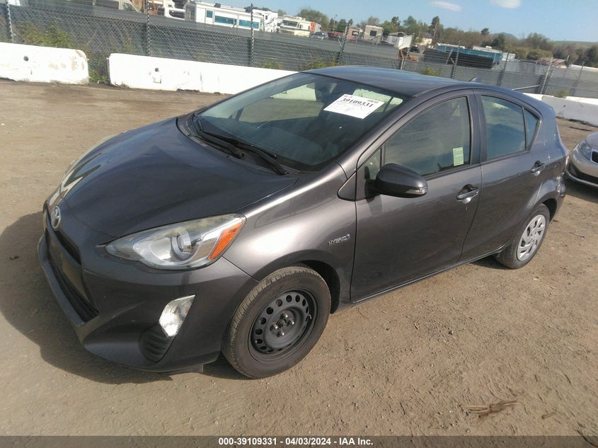 2016 Toyota Prius C Two VIN: JTDKDTB34G1131586 Lot: 39109331