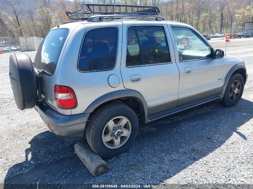 2002 Kia Sportage VIN: KNDJA723X25149121 Lot: 39109549