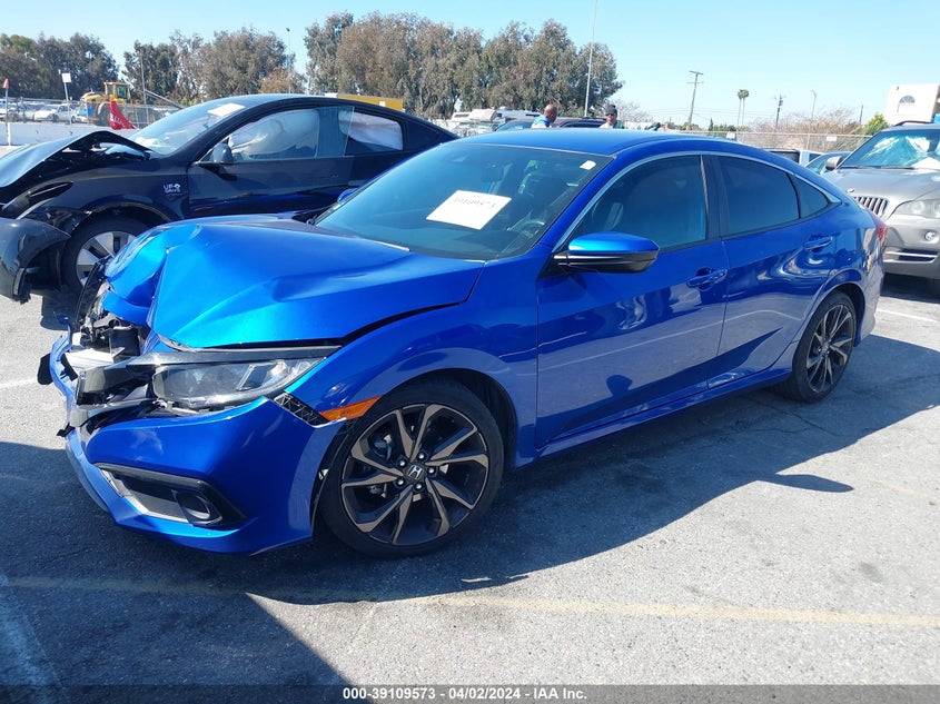 2019 HONDA CIVIC SPORT - 19XFC2F81KE214564