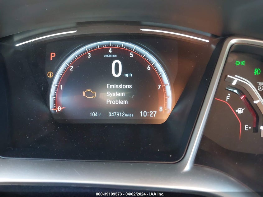 2019 HONDA CIVIC SPORT - 19XFC2F81KE214564