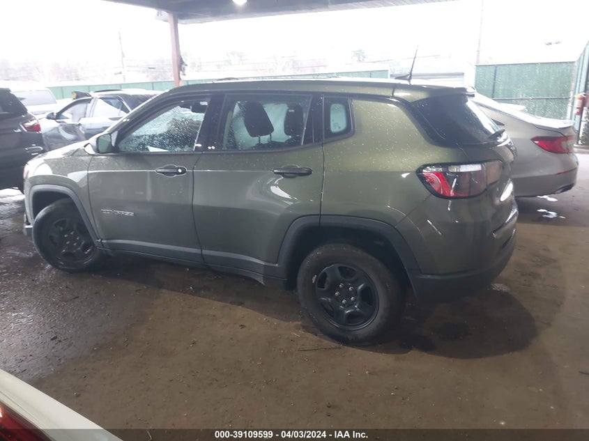 VIN 3C4NJCAB9MT548947 2021 JEEP COMPASS SPORT