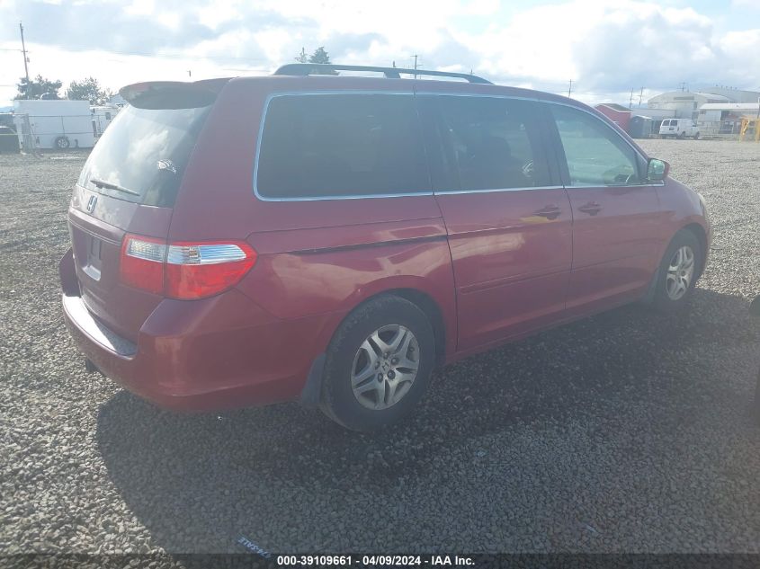 2006 Honda Odyssey Ex-L VIN: 5FNRL38646B038754 Lot: 39109661